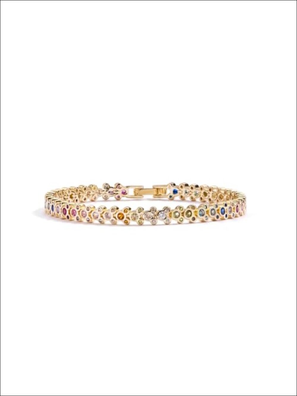 Dainty Mouse Tennis Bracelet, 14k Gold Filled, Tennis Bracelet for Women